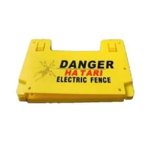 Electric Fence Warning Sign