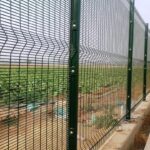 Complete set anti climb clear fence