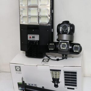 V380 Pro 4G Triple Lens Floodlight Solar PTZ Camera